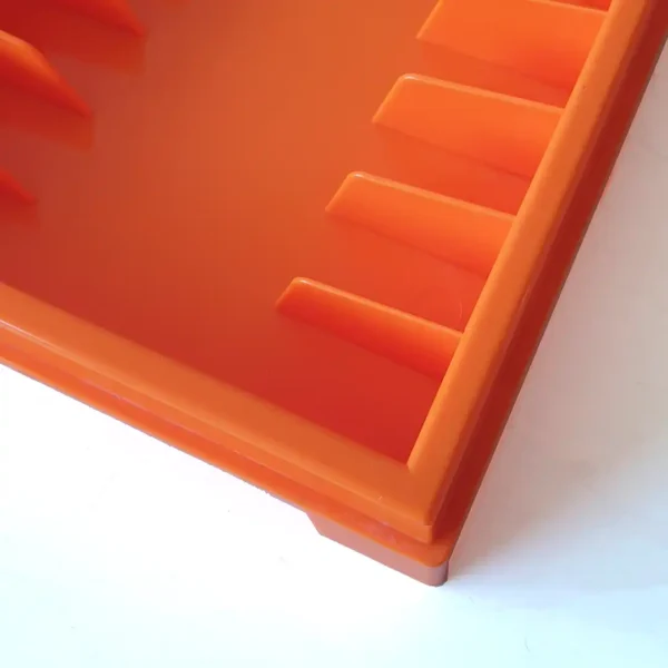 Rangement cassette audio vintage orange – Image 5